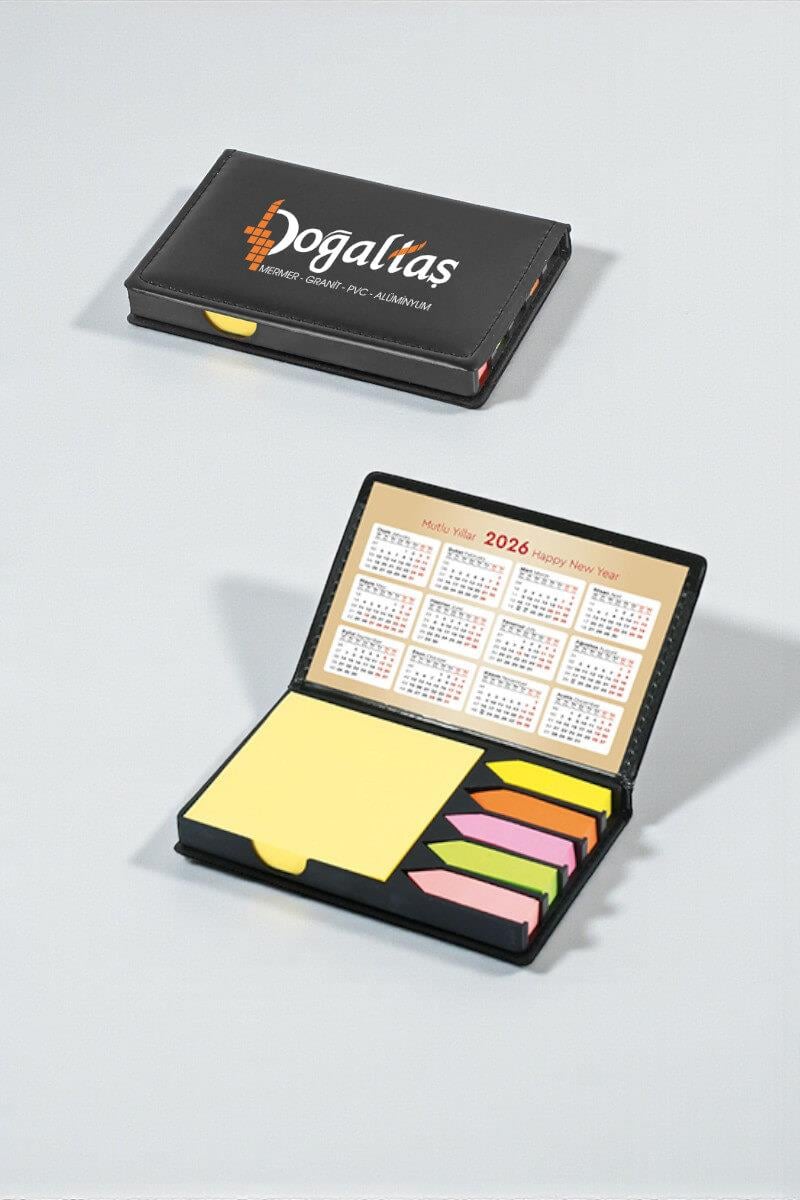 Promosyon Yıllık Takvimli Yapışkanlı Notluk Seti 400-TP-PETK