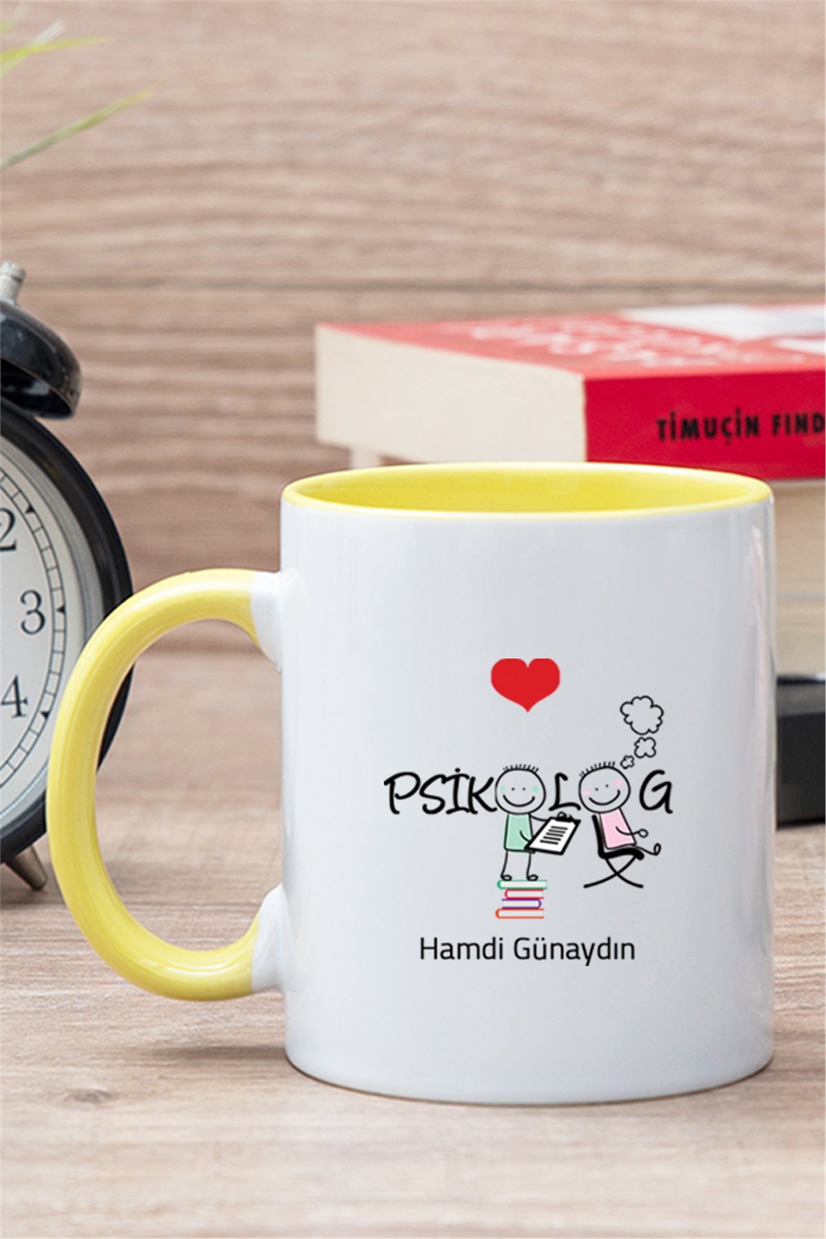 Psikolog İçi Renkli Kupa Bardak