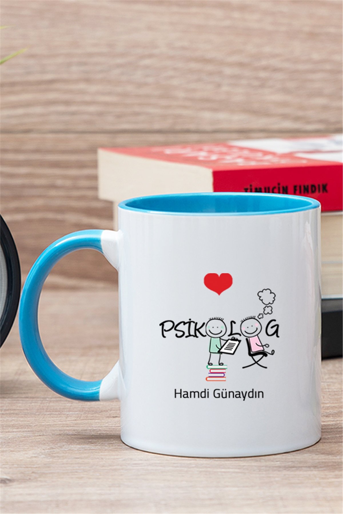 Psikolog İçi Renkli Kupa Bardak