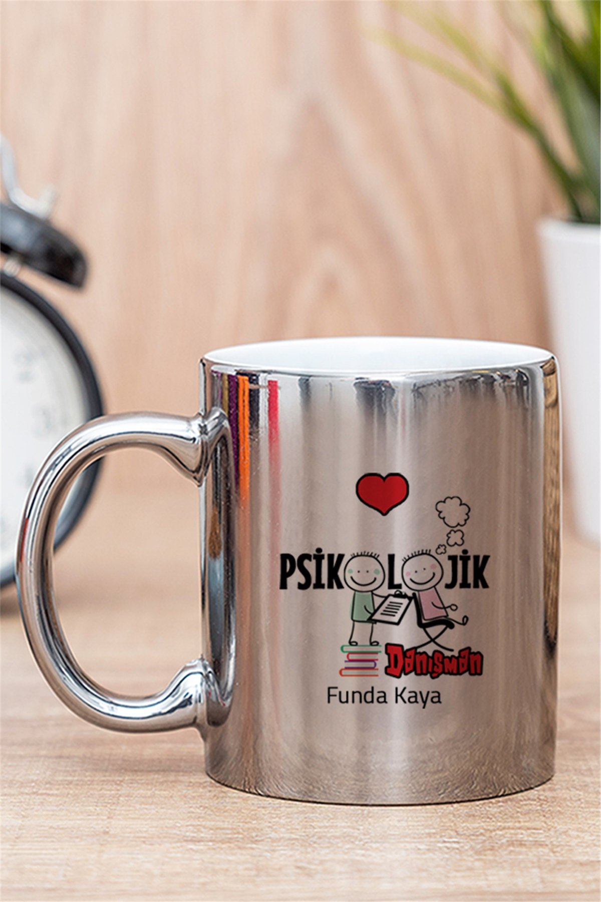 Psikolojik Danışman Gold - Silver Kupa Bardak