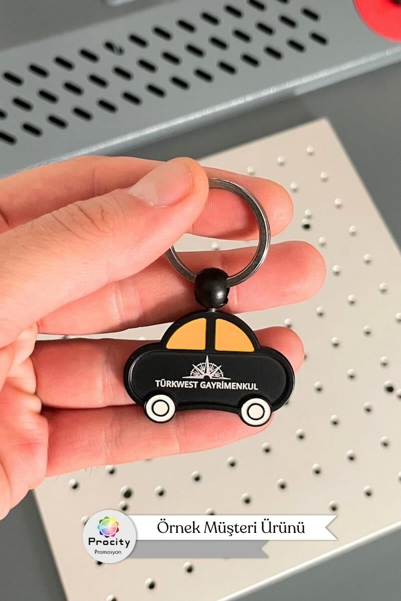 Renkli Tasarım Metal Araba Anahtarlık 5735-PETK