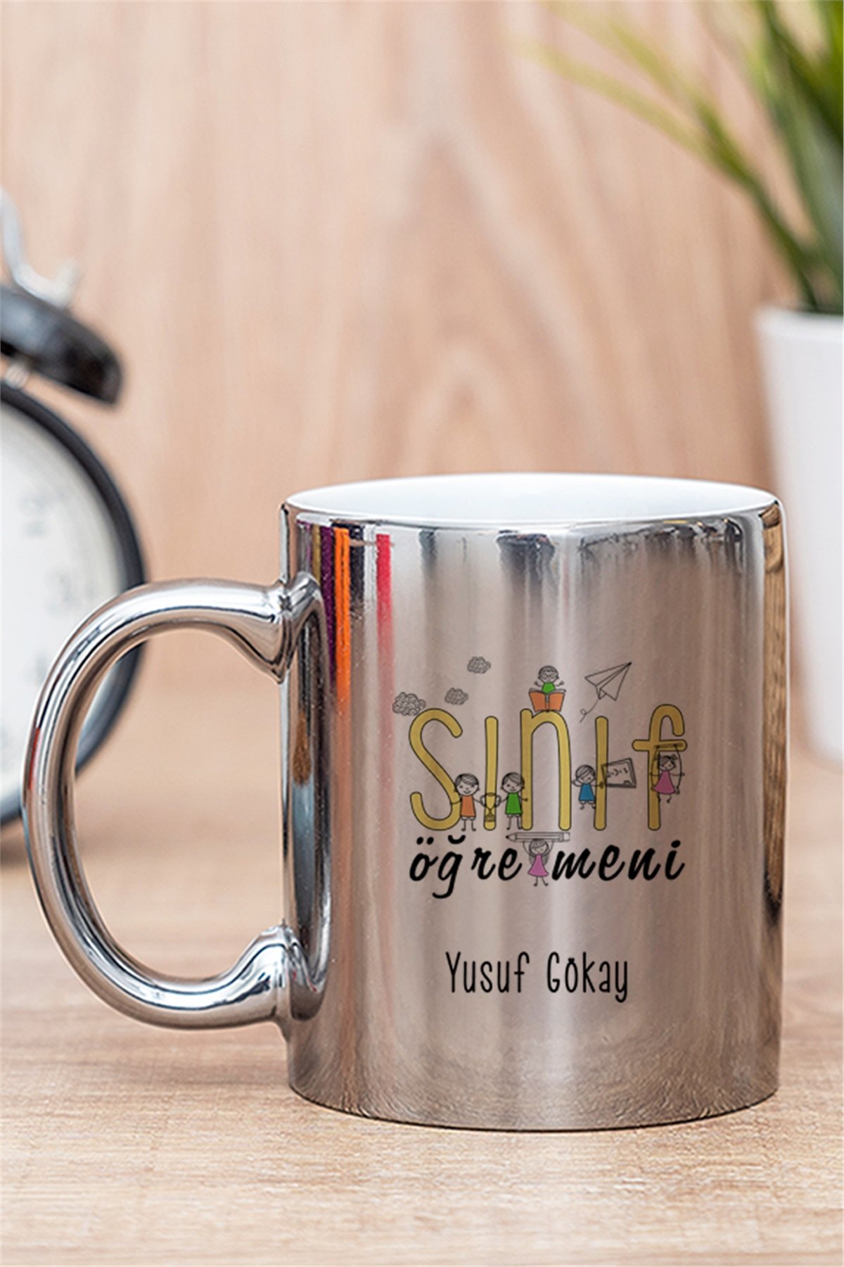 Sınıf Öğretmeni Gold - Silver Kupa Bardak