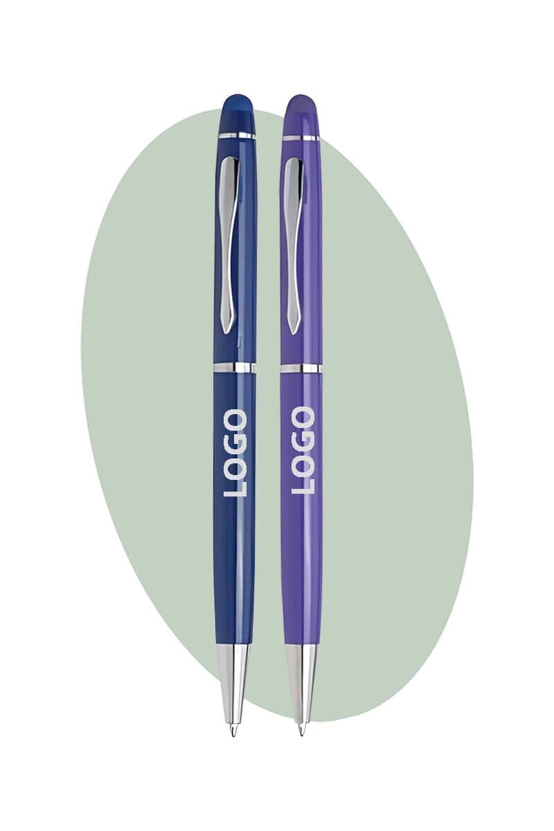 Şirket Logolu Promosyon Touchpen Metal Tükenmez Kalem 5021-Pİ