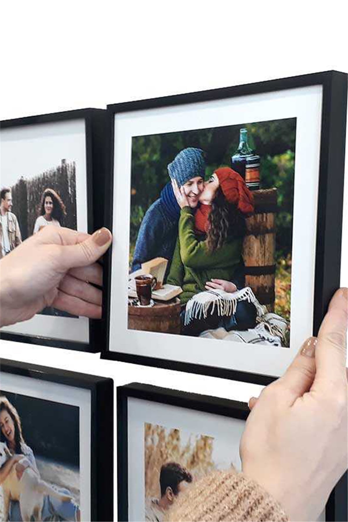 Sök Tak 3'lü Siyah Kare Çerçeve