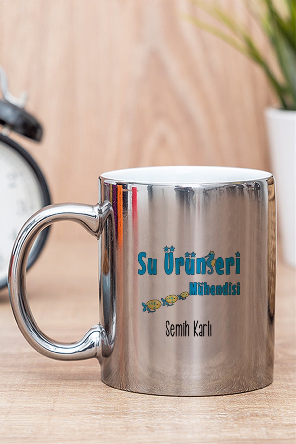 Su Ürünleri Mühendisi Gold - Silver Kupa Bardak