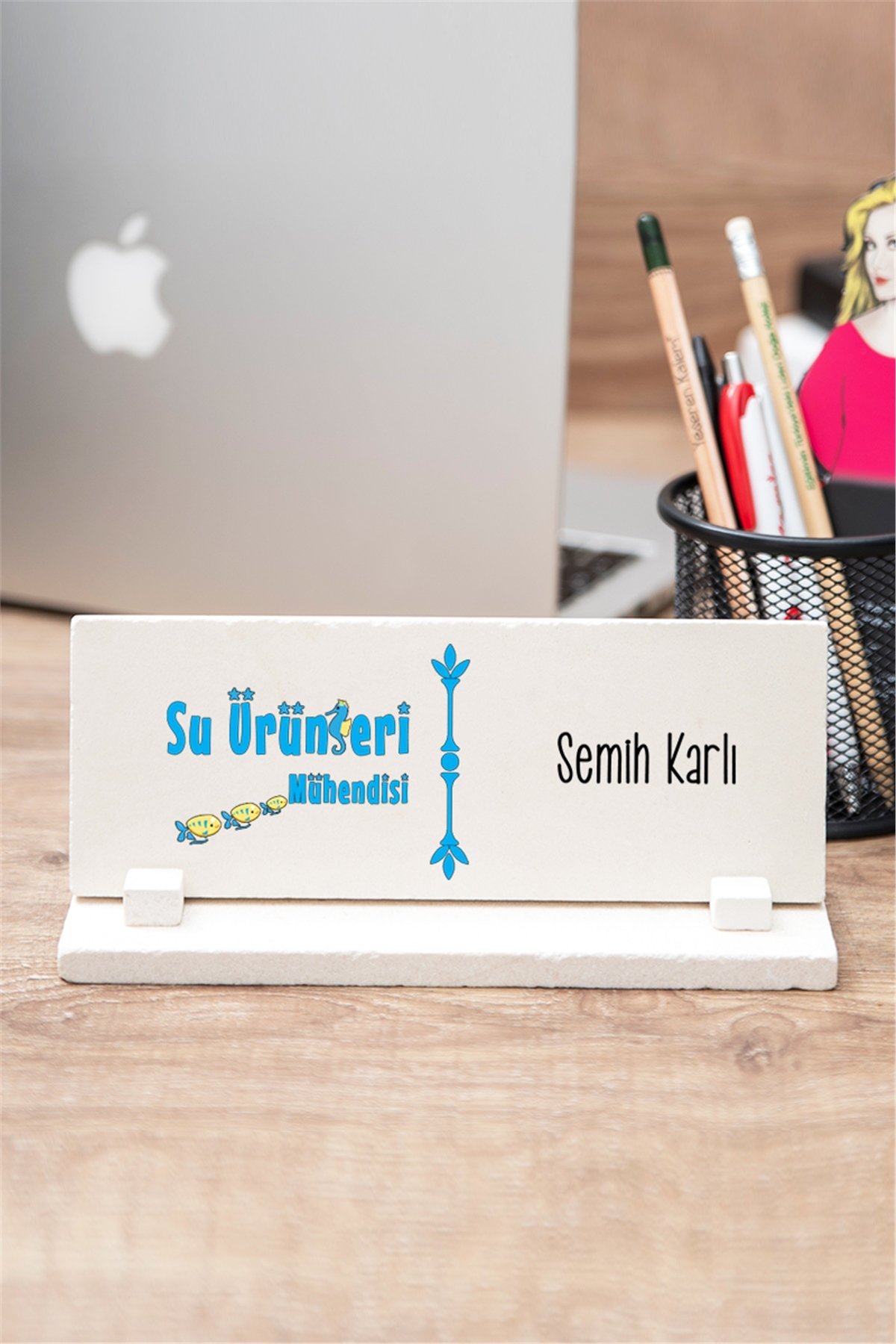 Su Ürünleri Mühendisi Taş Masa İsimliği