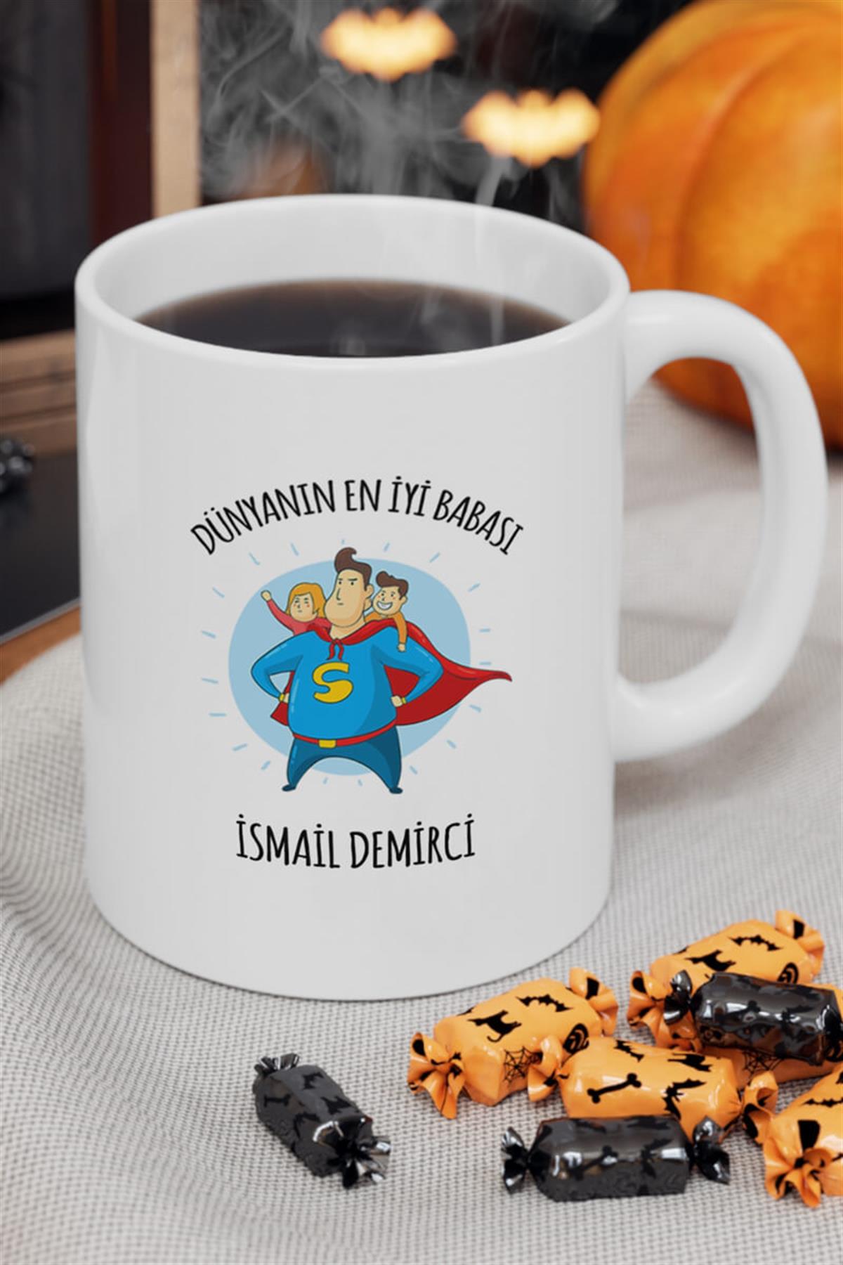 Süper Babalara Hediye Kişiye Özel Kupa Bardak