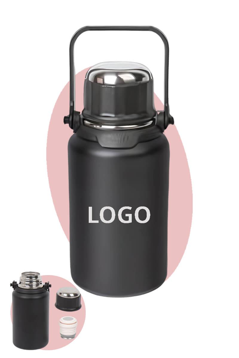 Tutacaklı ve Kilitli Kapaklı 900ml Promosyon Çelik Termos 5193-PETK