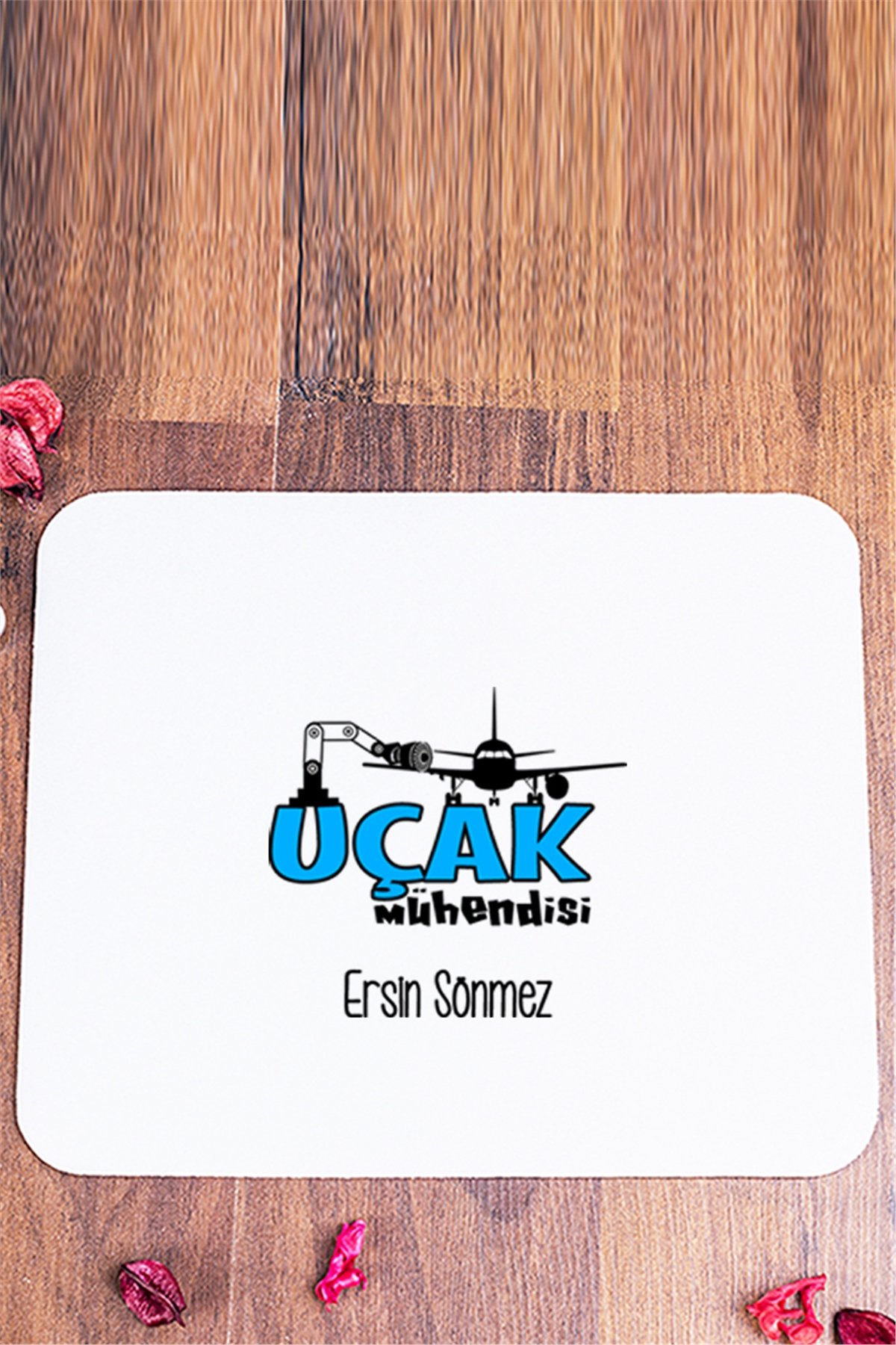 Uçak Mühendisi Mouse Pad