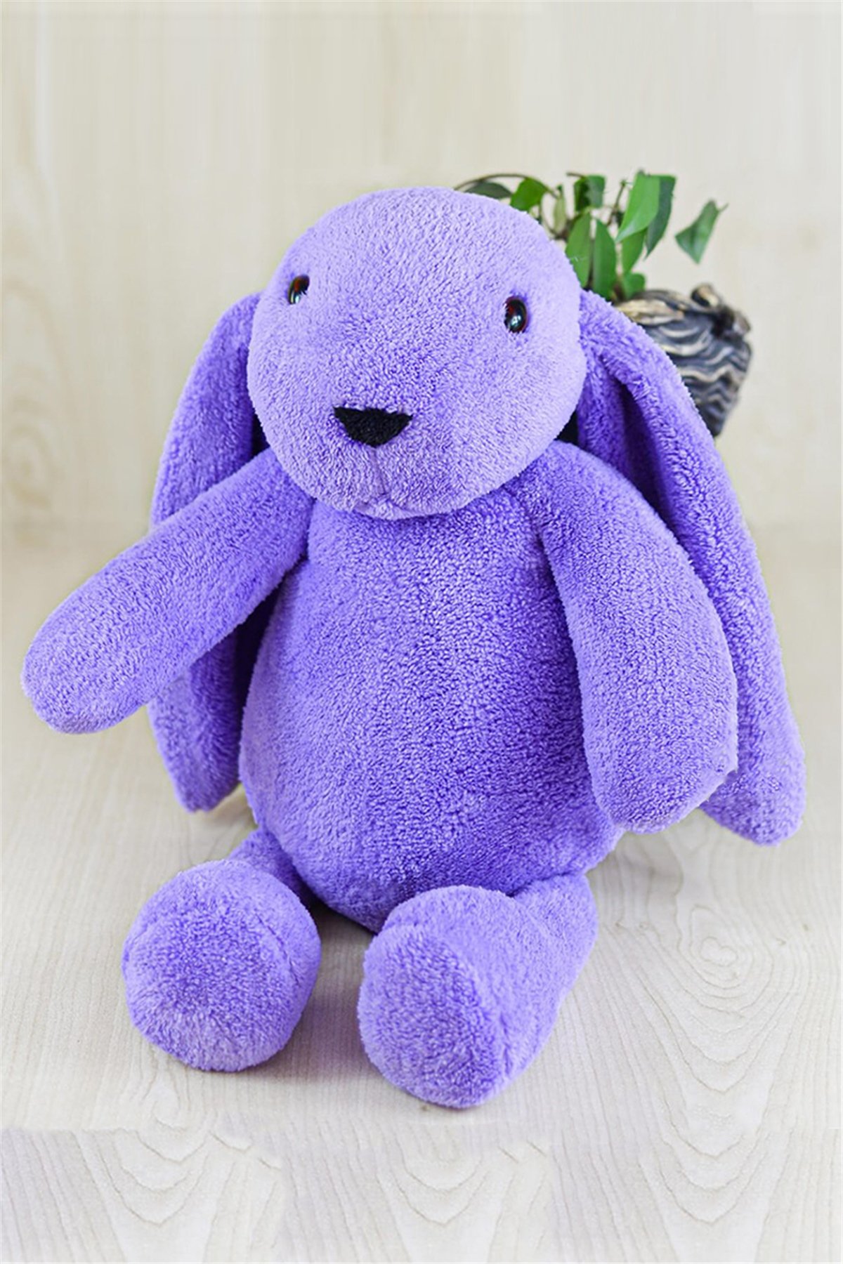 Uyku Arkadaşı 50 cm Mor Peluş Tavşan