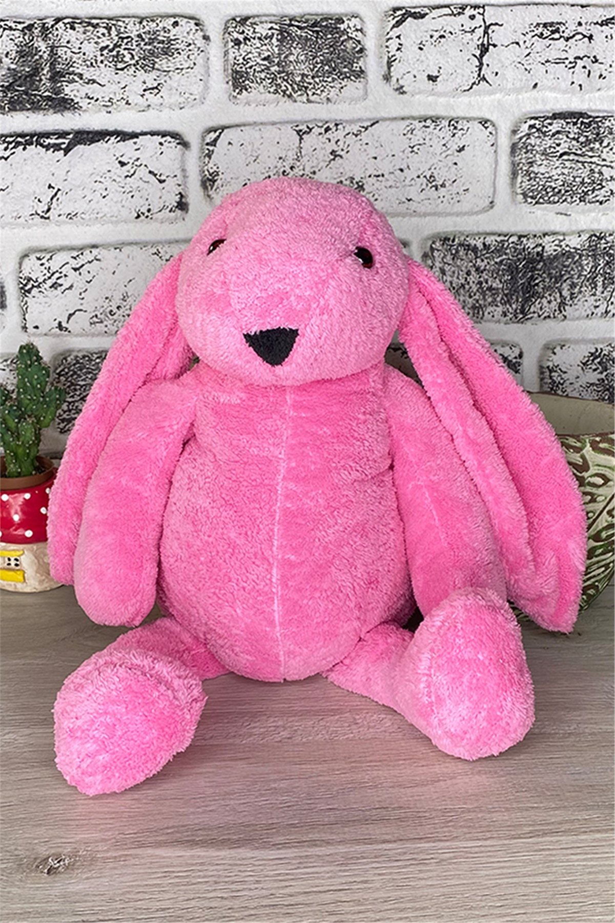 Uyku Arkadaşı 50 cm Pembe Peluş Tavşan