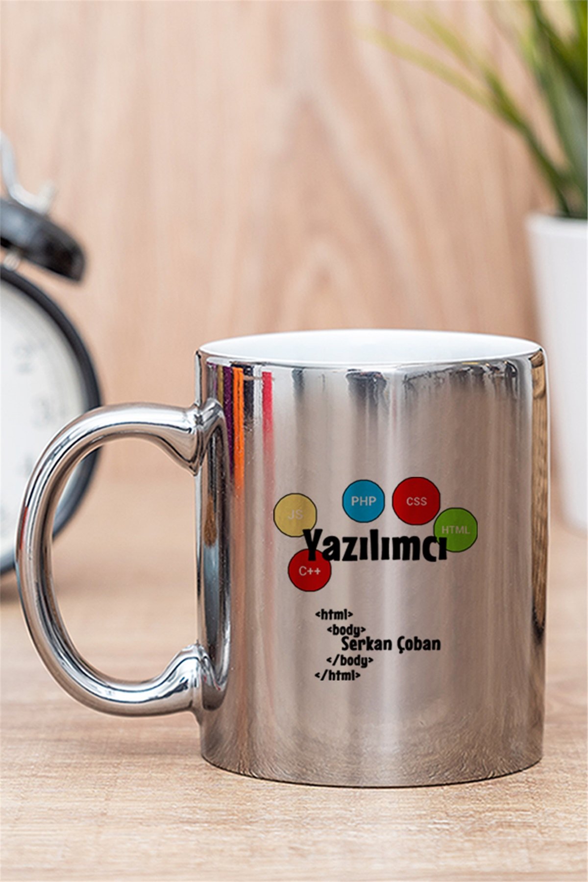 Yazılımcı Gold - Silver Kupa Bardak
