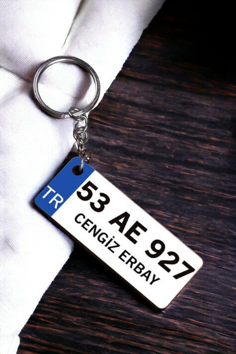 Yeni Araç Hediyesi Plaka Anahtarlık