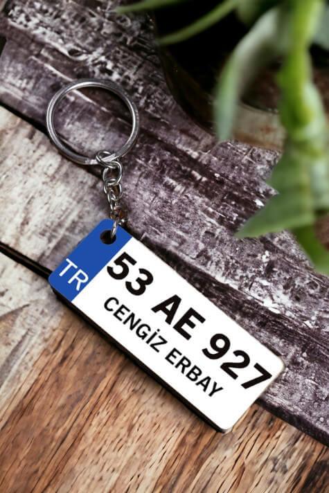 Yeni Araç Hediyesi Plaka Anahtarlık