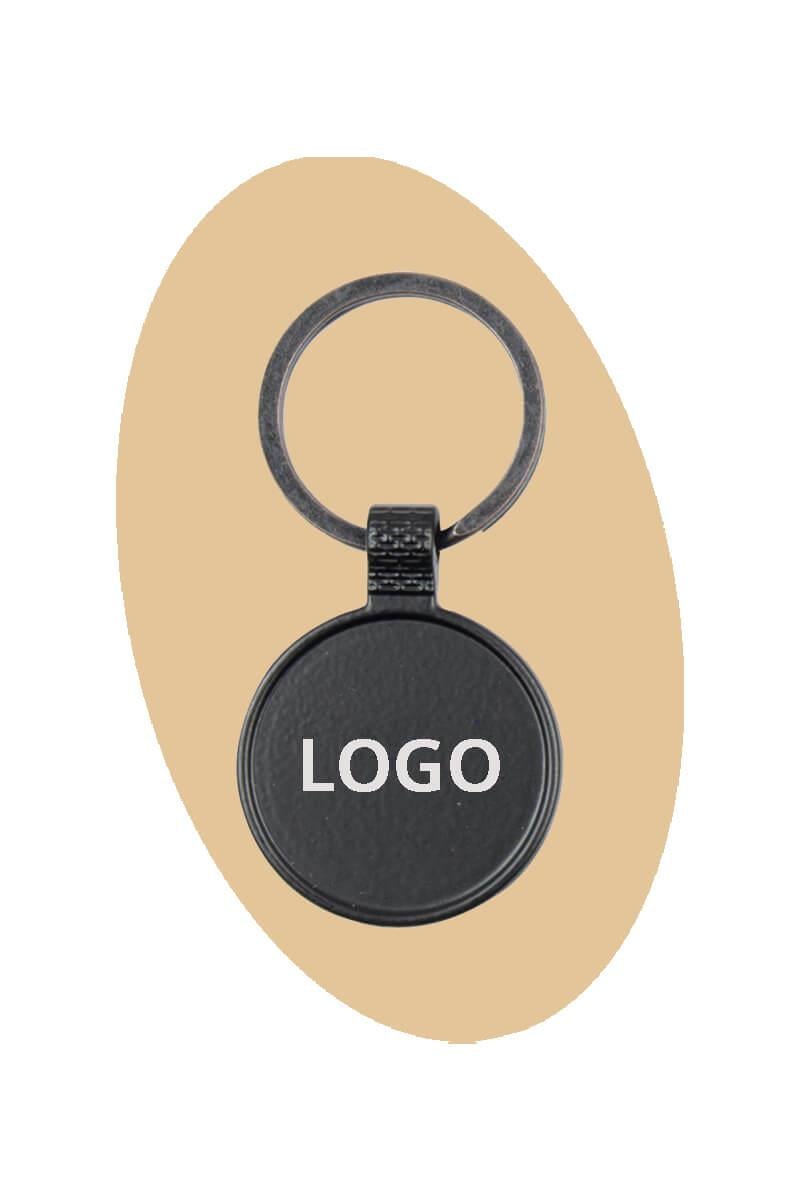 Yuvarlak Tasarım Metal Anahtarlık 0404-PETK