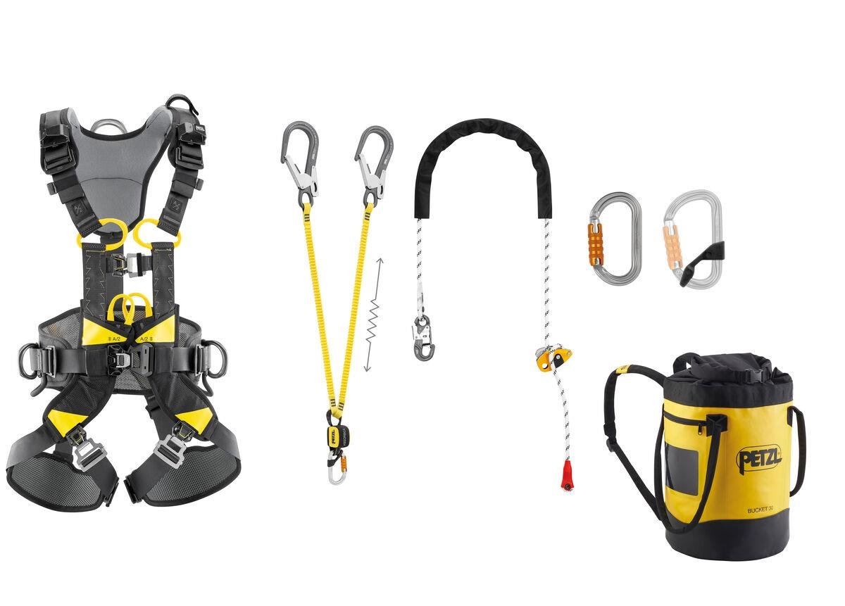 PETZL Düşüş Durdurma ve Konumlanma Kiti