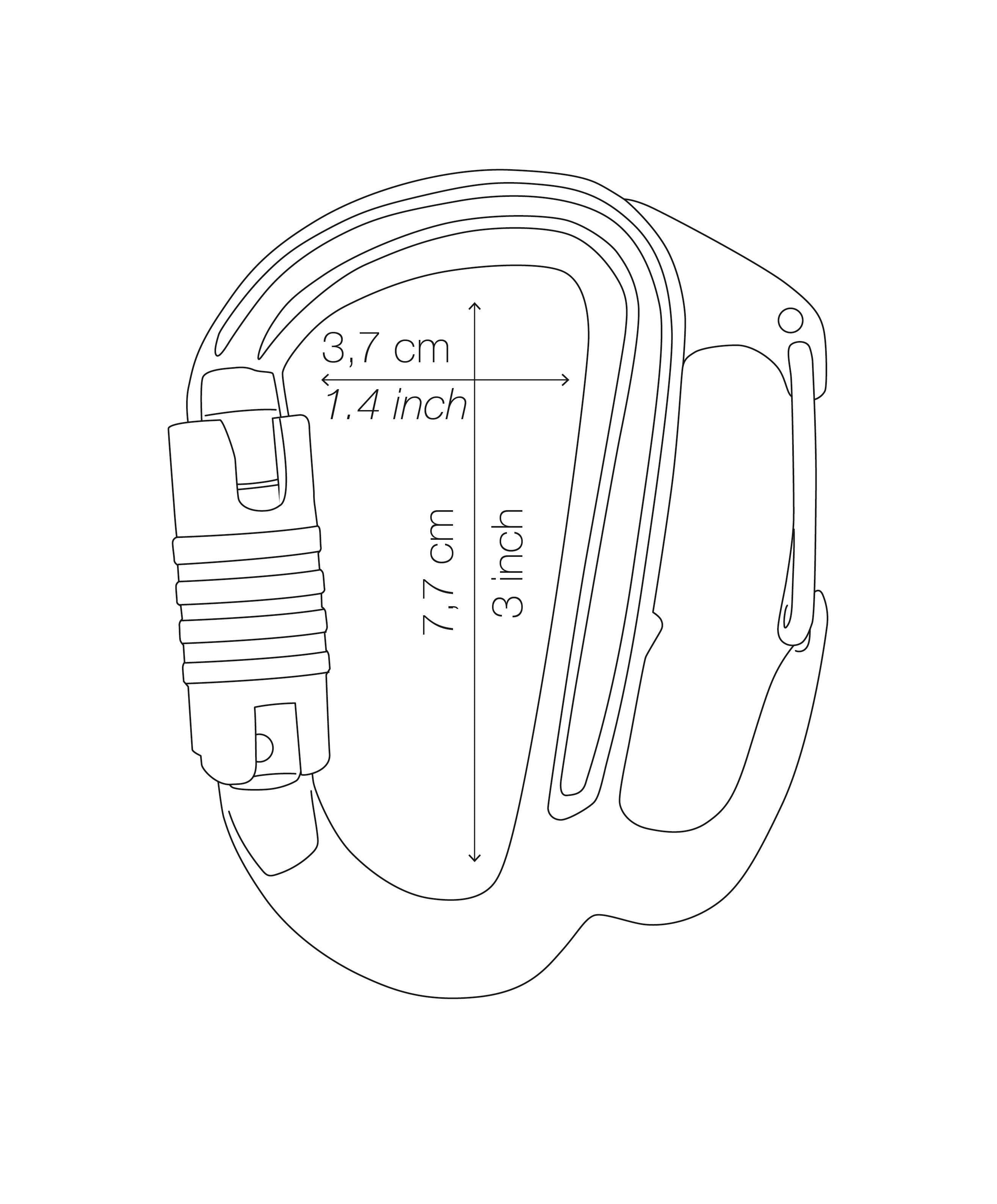 PETZL FREINO Z Alüminyum Karabina