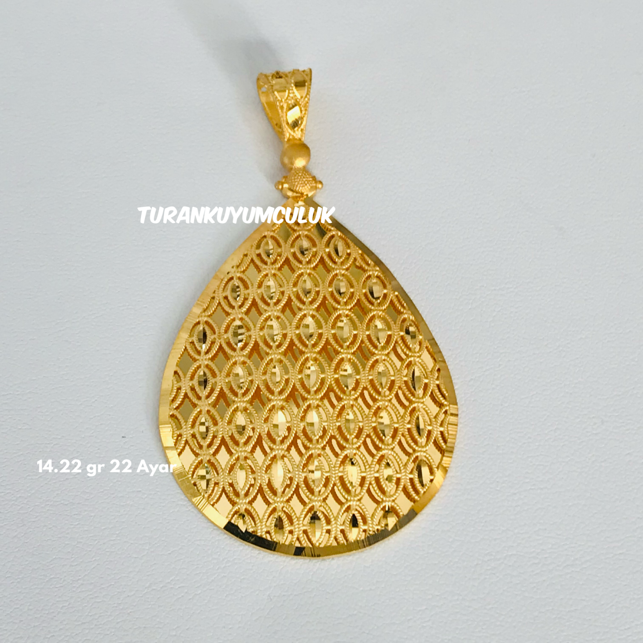 22 Ayar Kolye Ucu14,22 Gr - 22 Ayar