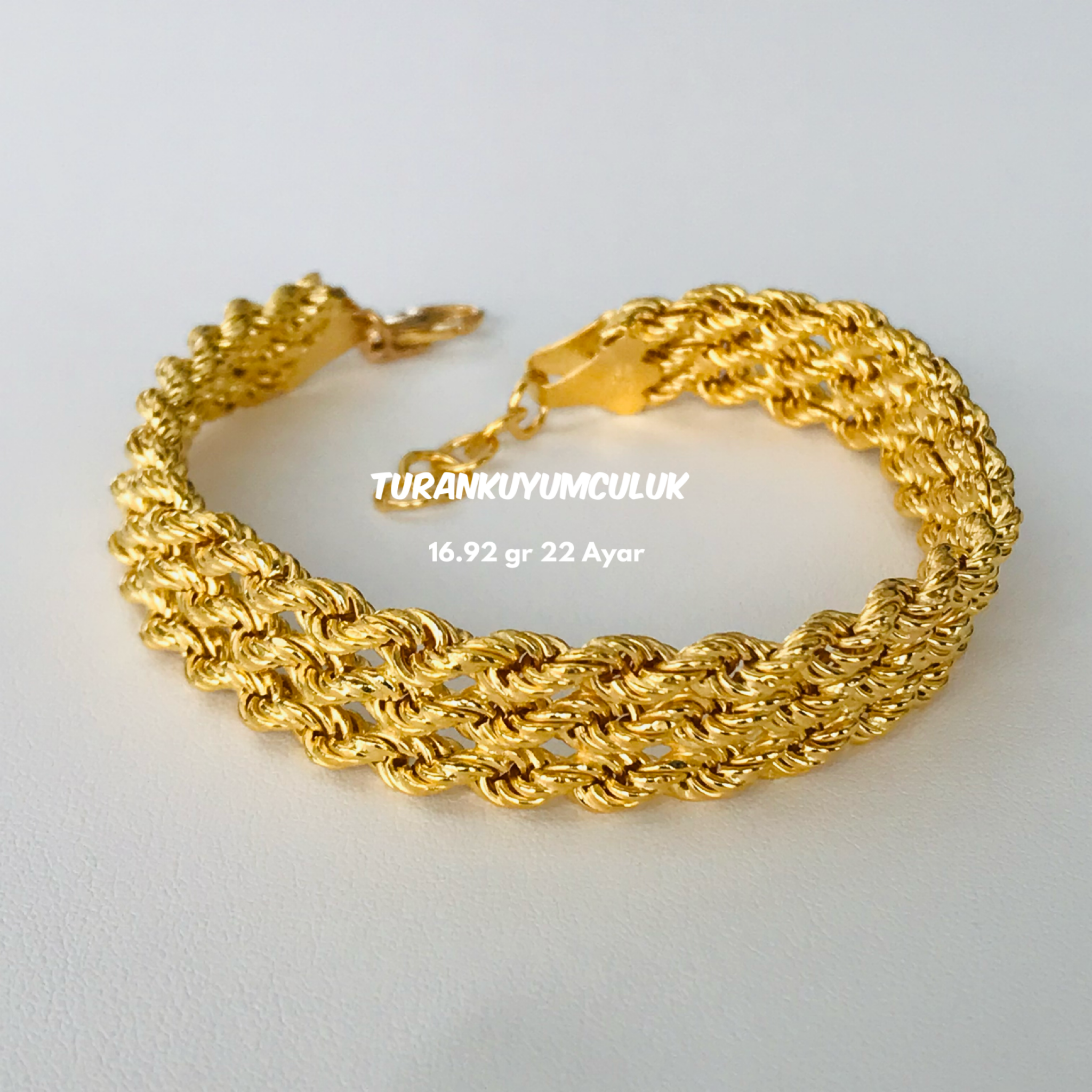 22 Ayar Bileklik16,92 Gr - 22 Ayar