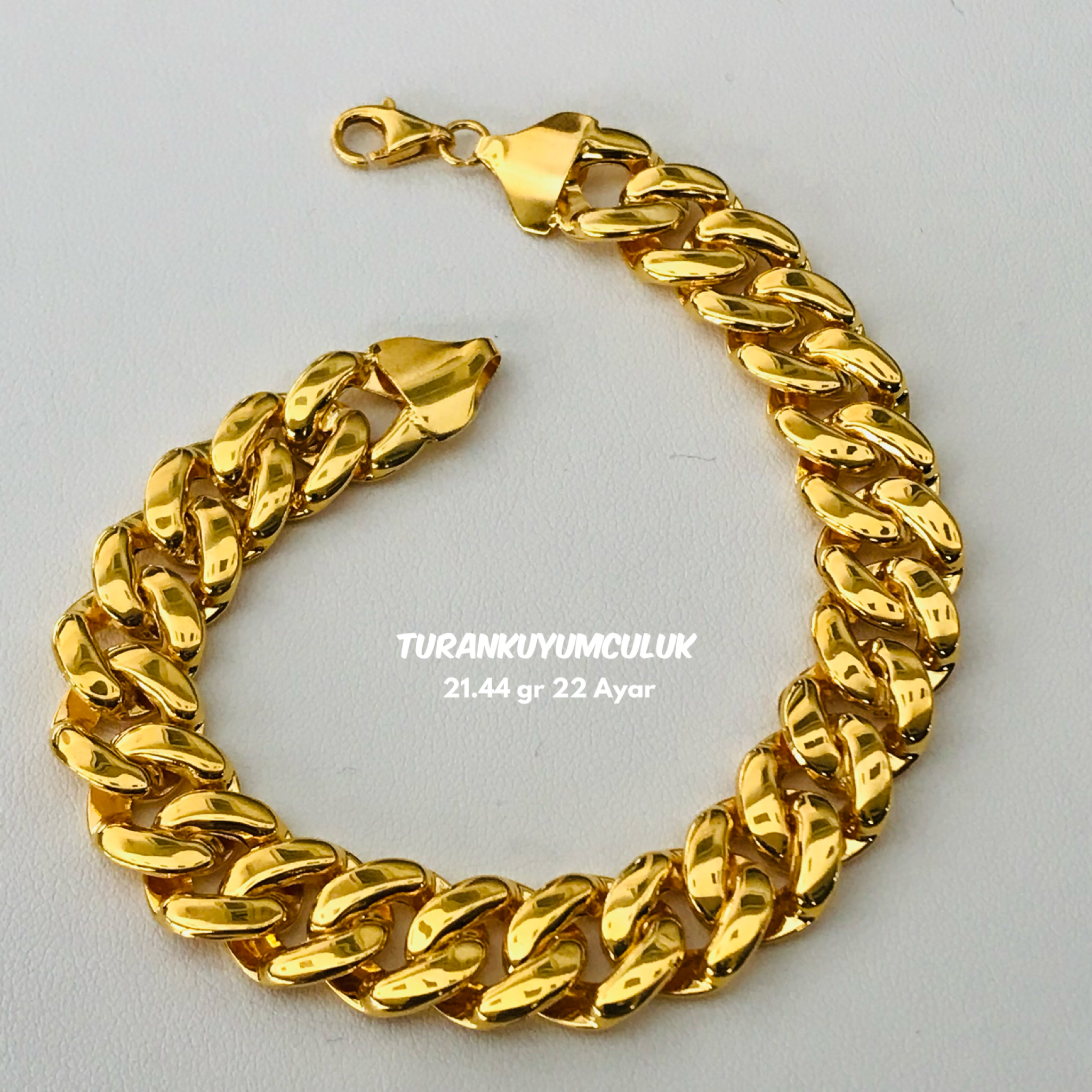 22 Ayar Bileklik21,44 Gr - 22 Ayar