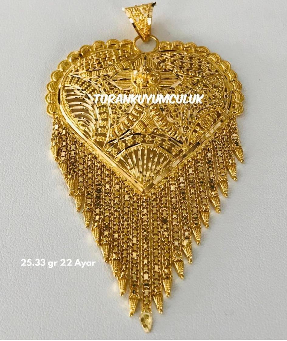 22 Ayar Kolye Ucu25,33 Gr - 22 Ayar