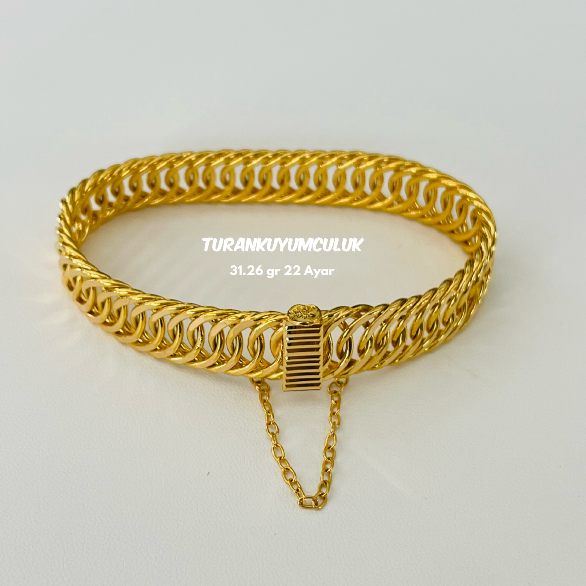 22 Ayar Bileklik31,26 Gr - 22 Ayar