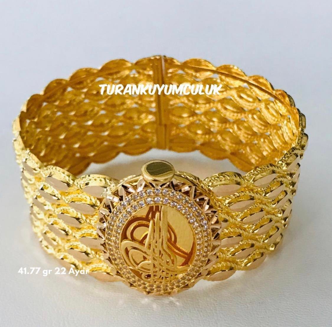 22 Ayar Kelepçe41,77 Gr - 22 Ayar