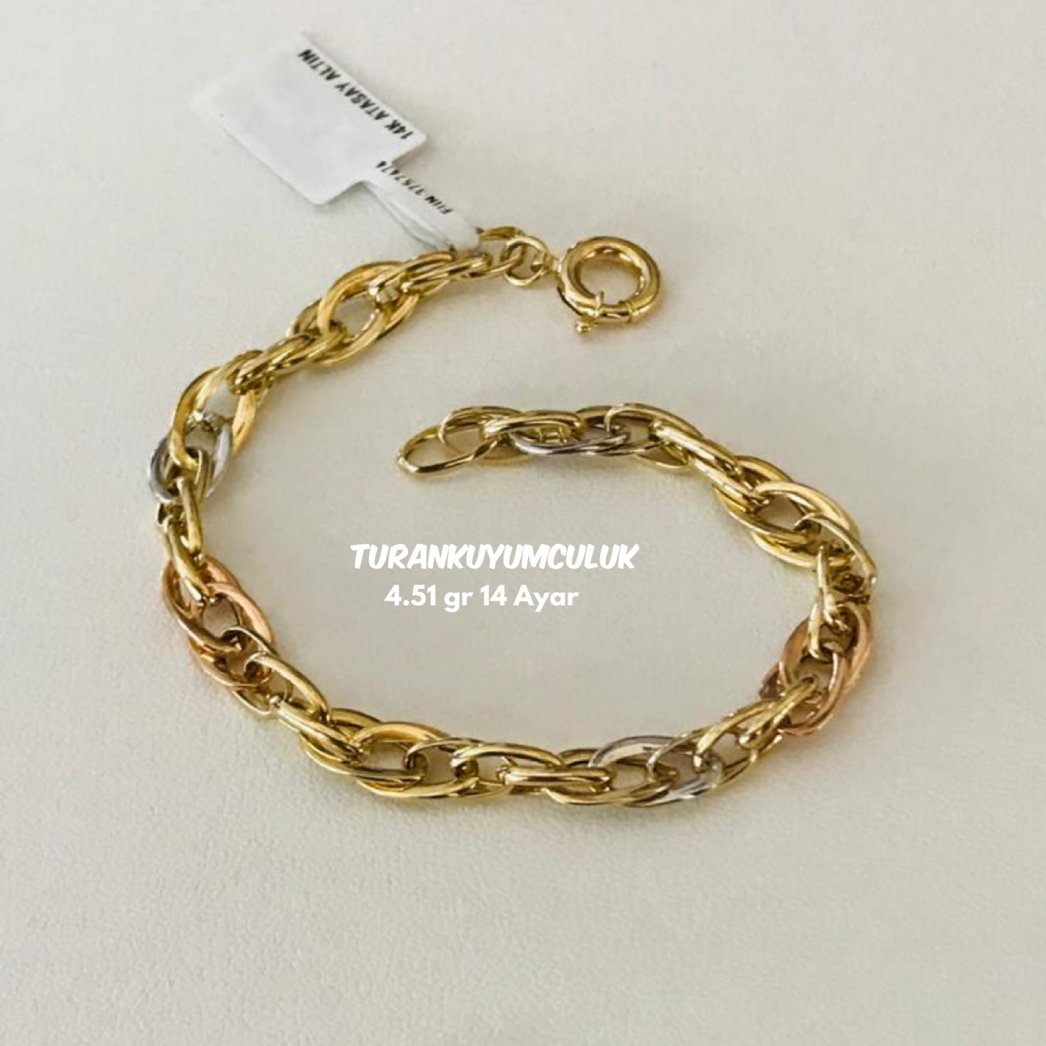 14 Ayar Bileklik4,51 Gr - 14 Ayar