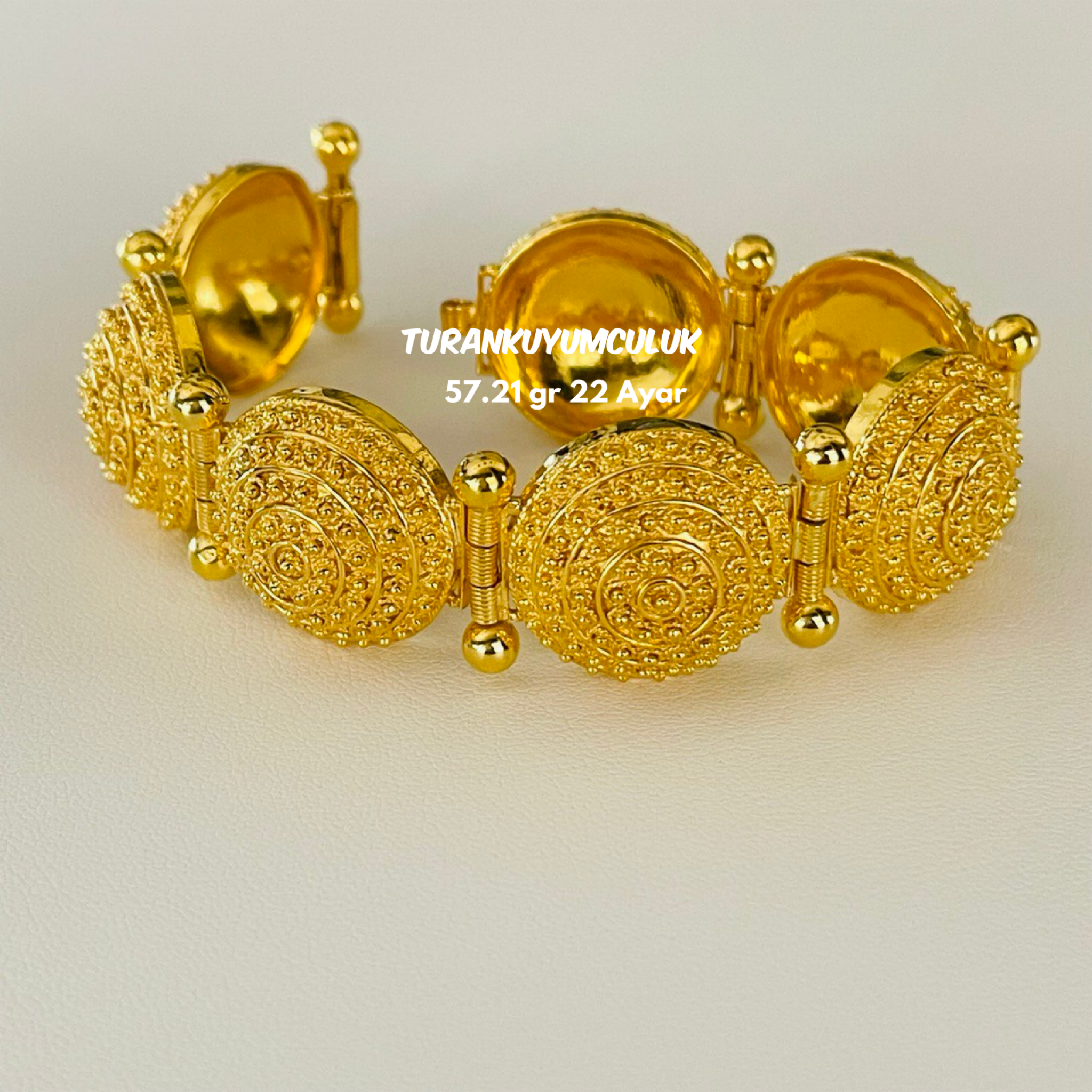 22 Ayar Bileklik57,21 Gr - 22 Ayar