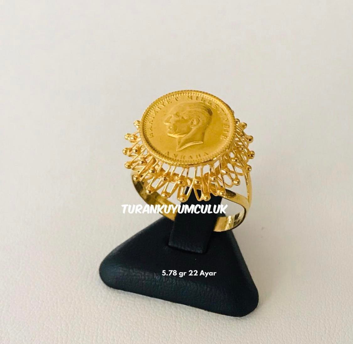 22 Ayar Altın Yüzükler5,78 Gr - 22 Ayar