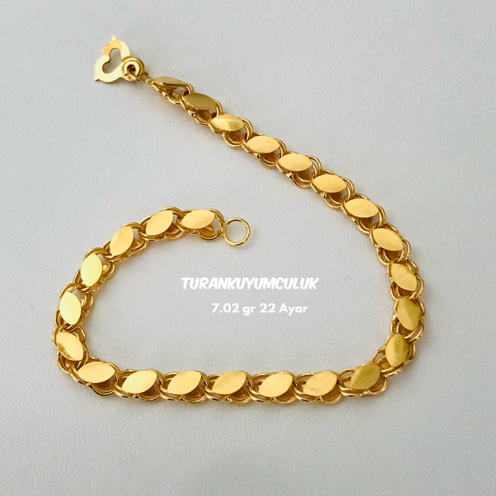 22 Ayar Bileklik7,02 Gr - 22 Ayar