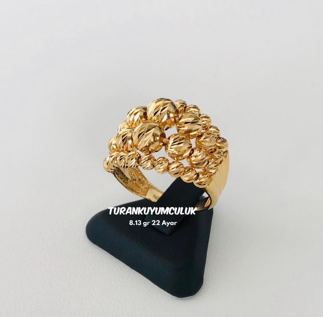 22 Ayar Altın Yüzükler8,13 Gr - 22 Ayar