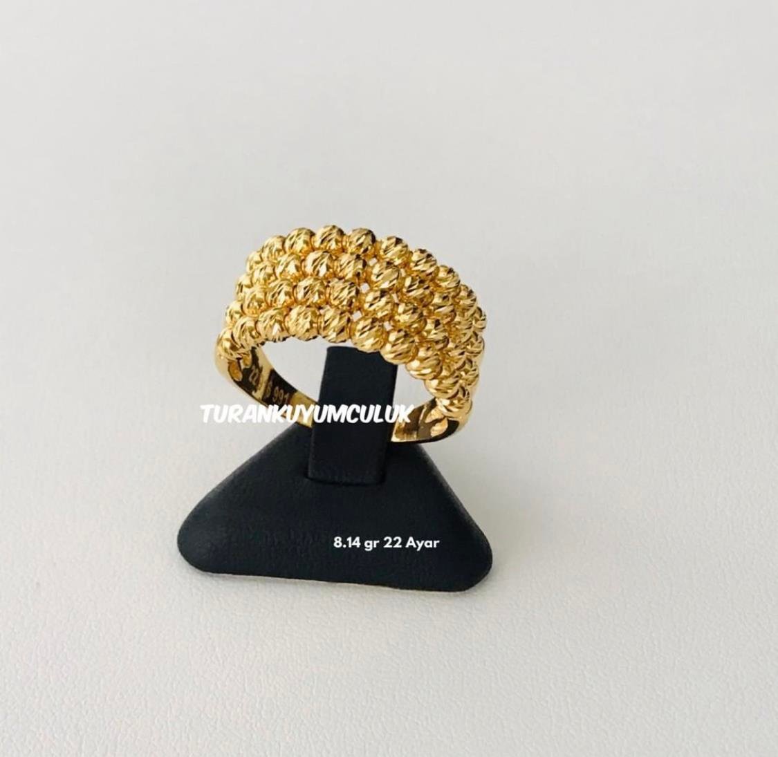 22 Ayar Altın Yüzükler8,14 Gr - 22 Ayar