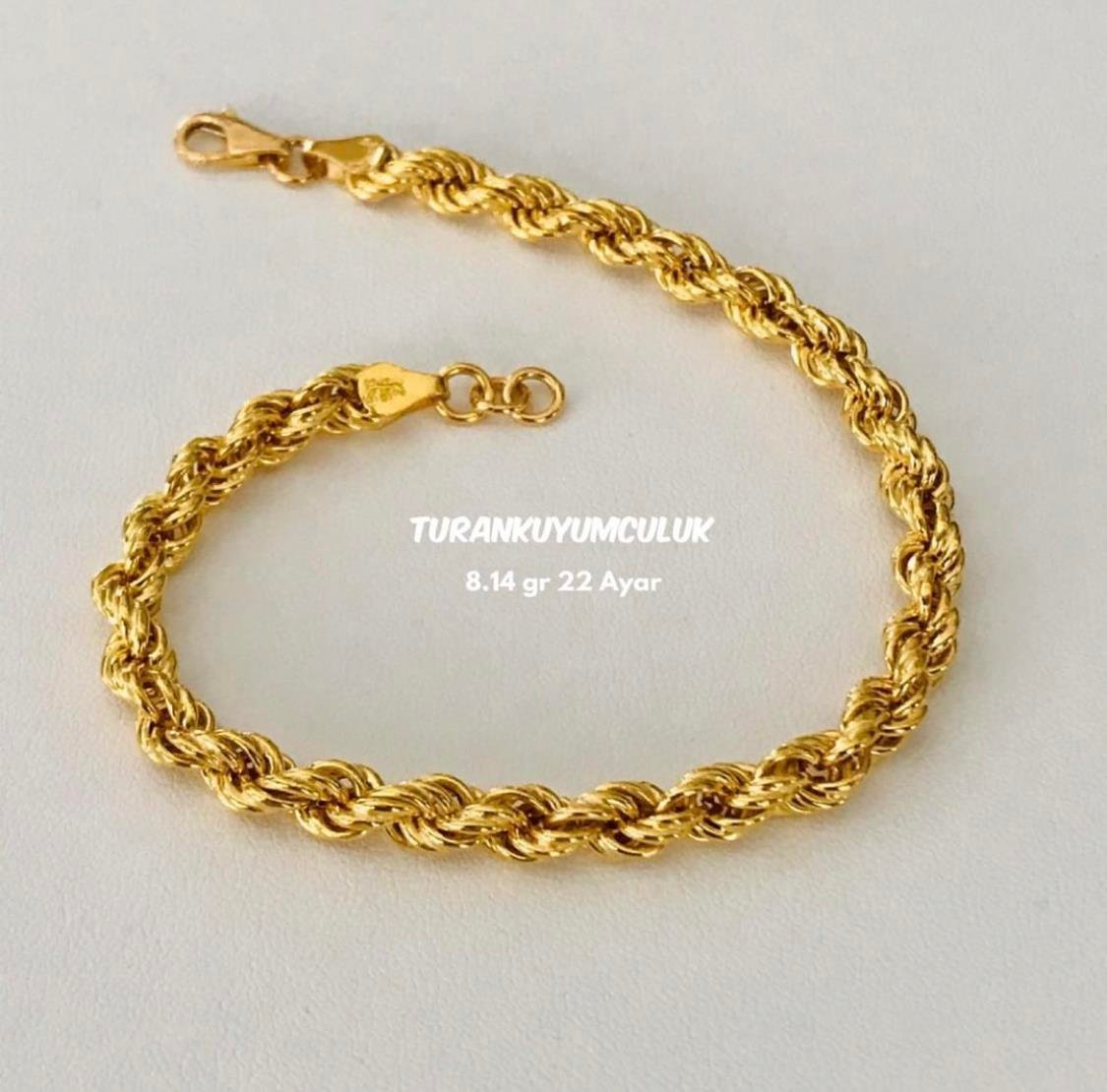 22 Ayar Bileklik8,14 Gr - 22 Ayar