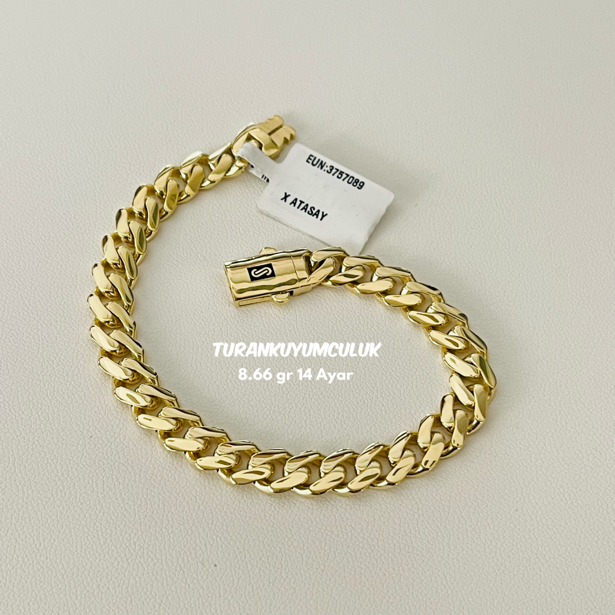14 Ayar Bileklik8,66 Gr - 14 Ayar