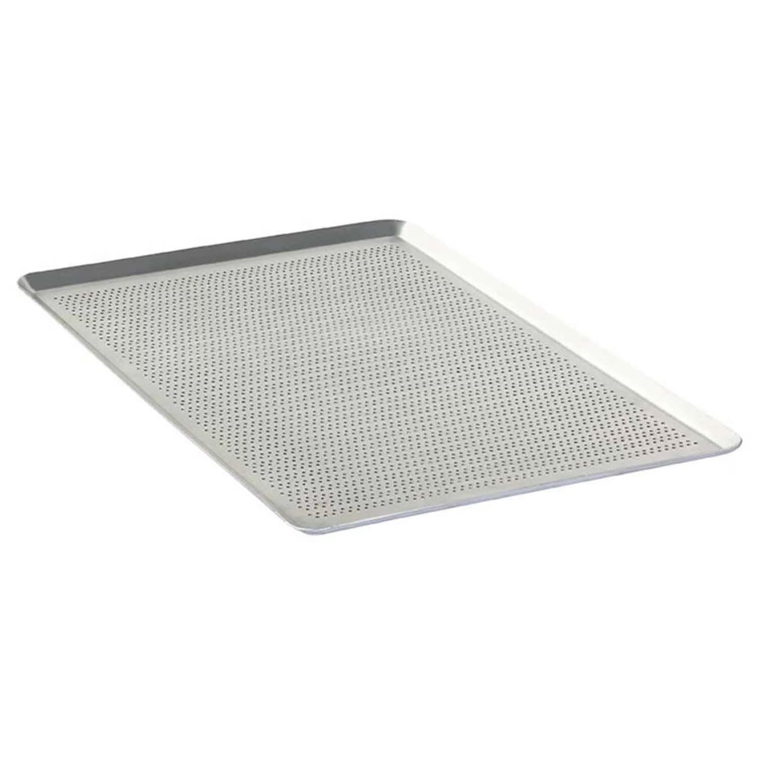 Al Metal Alüminyum İtalyan Açılı Delikli Tava 38x46x1 Cm, Al Metal, Düz ve Delikli Tavalar