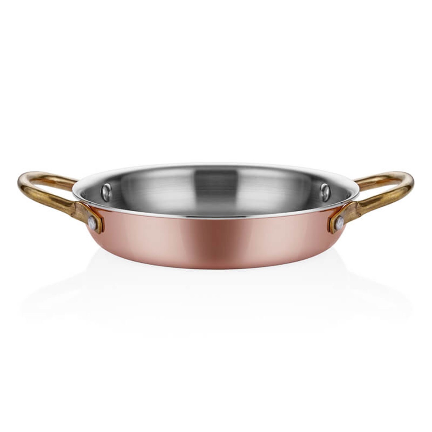 Altınbaşak Bakır Yumurta Sahanı+ Nihale, Multi Metal, 12 Cm
