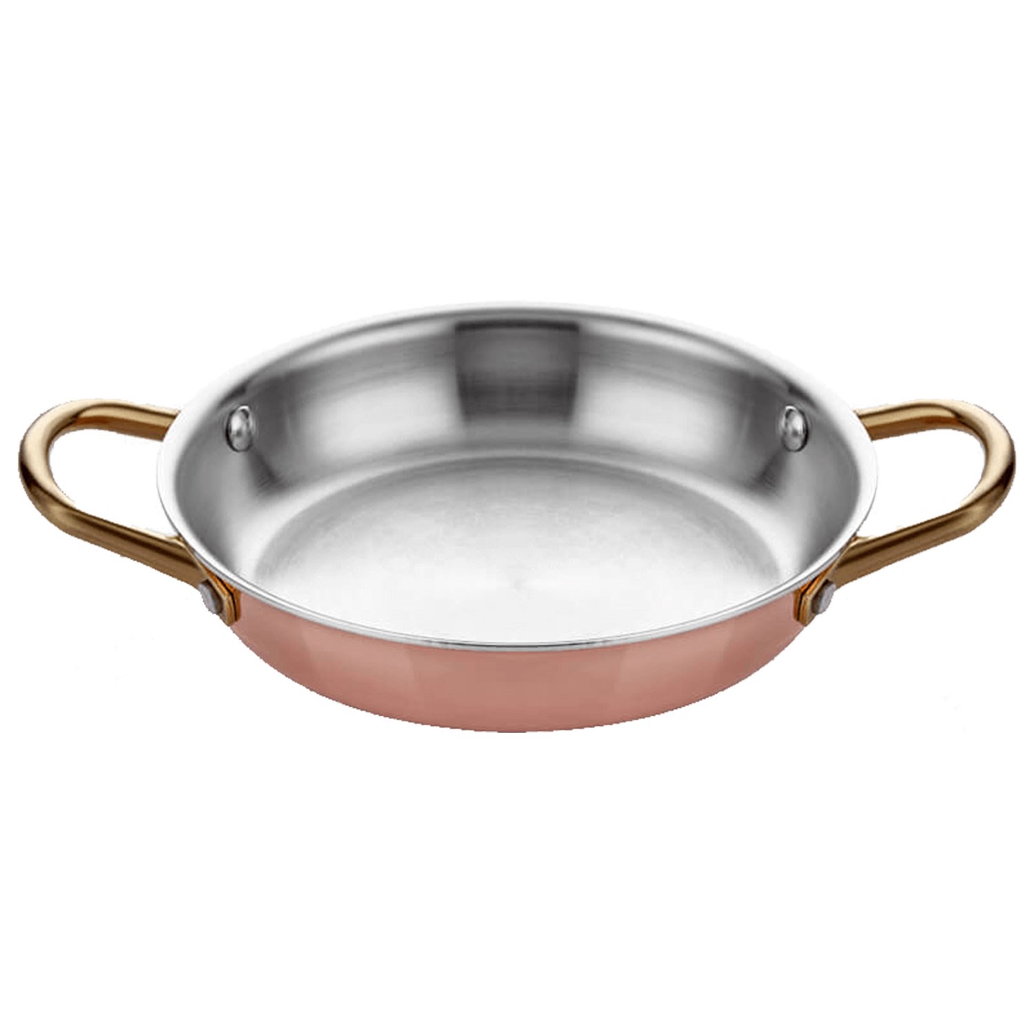 Altınbaşak Bakır Yumurta Sahanı+ Nihale, Multi Metal, 20 Cm