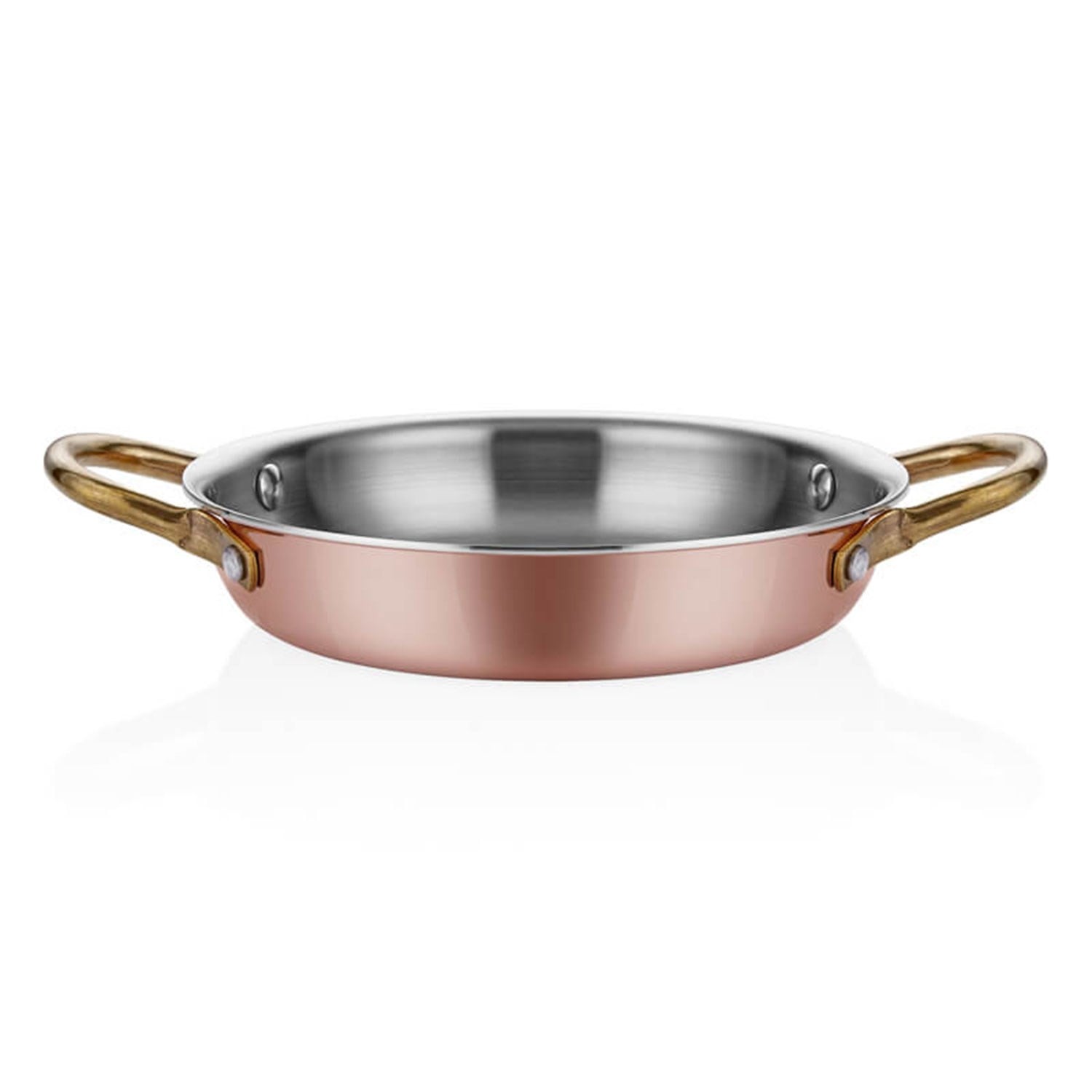 Altınbaşak Bakır Yumurta Sahanı+ Nihale, Multi Metal, 16 Cm