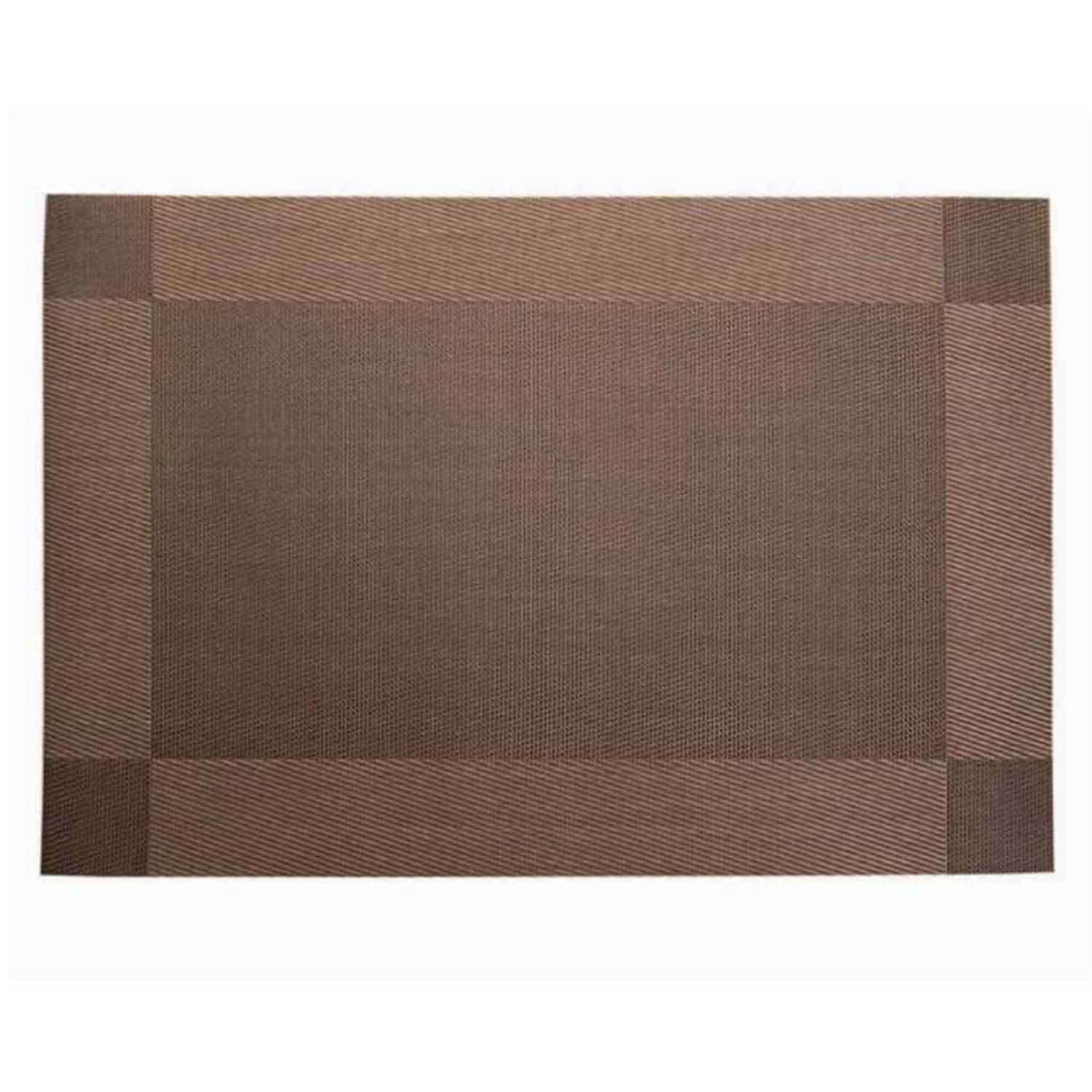 Amerikan Servis Pvc 30x45 cm, Kahverengi Çerçeveli Desen, (AS-10A), EPİNOX, Amerikan Servisler