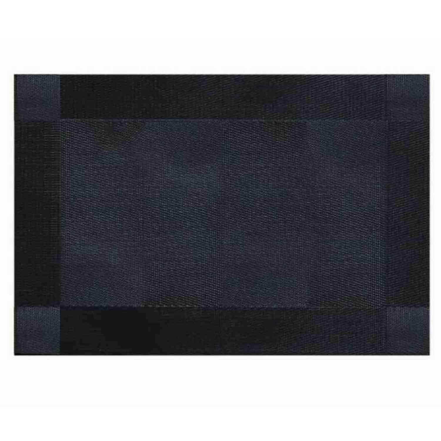 Amerikan Servis Pvc 30x45 cm, Siyah Gri Çerçeveli , EPİNOX, Amerikan Servisler