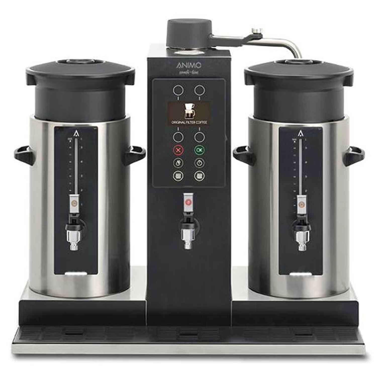 Animo ComBi-Line Filtre Kahve Makinesi, CB 2x5 W Silindirik, 10 L, Animo, Filtre Kahve Makineleri