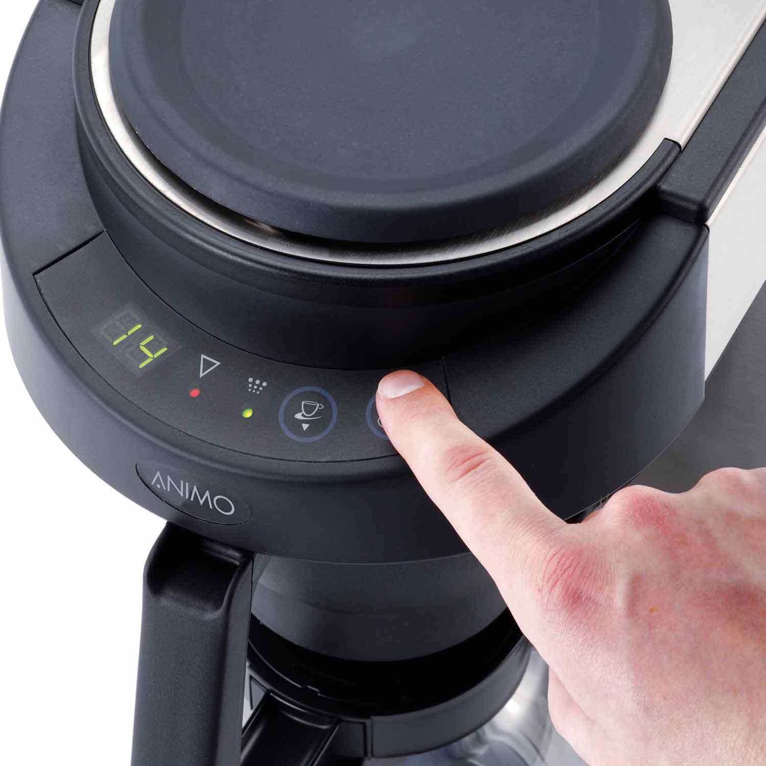 Animo M100 Filtre Kahve Makinesi, 2 Cam Potlu, 1.8 L, Animo, Filtre Kahve Makineleri