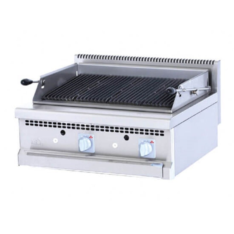 Atalay Amerikan Set üstü Döküm Sulu Izgara Gazlı 80x60x30