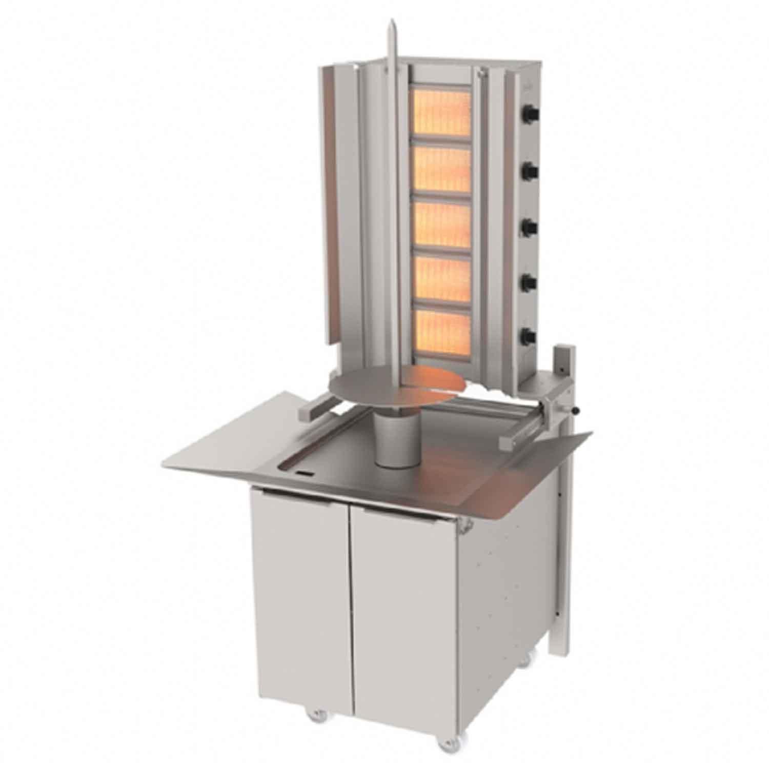 Atalay Döner Makinesi Duvara Monte Gazlı 5 Gözlü, Atalay, Döner Makineleri