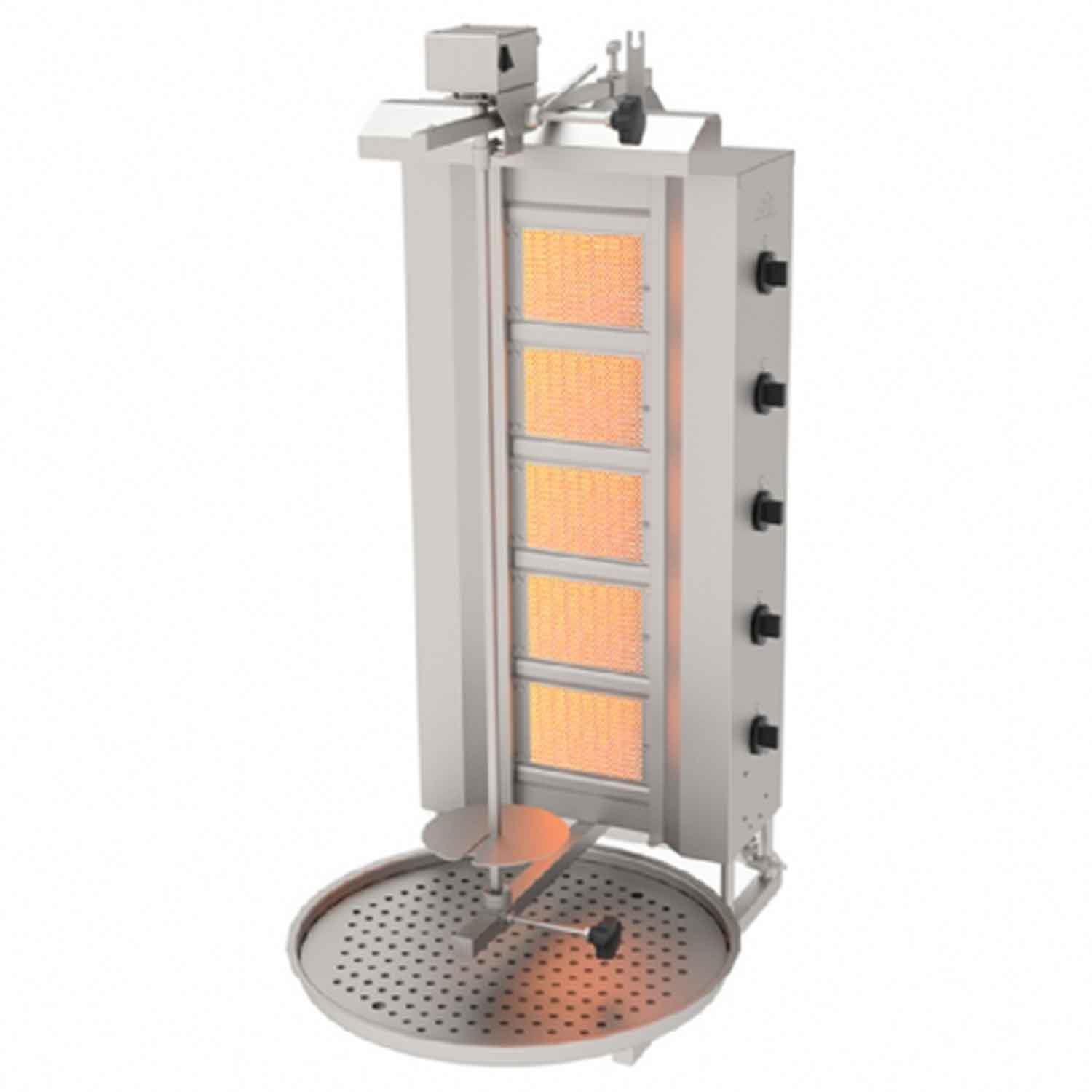 Atalay Döner Ocağı 5 Gözlü Gazlı Üstten Motorlu, Atalay, Döner Makineleri