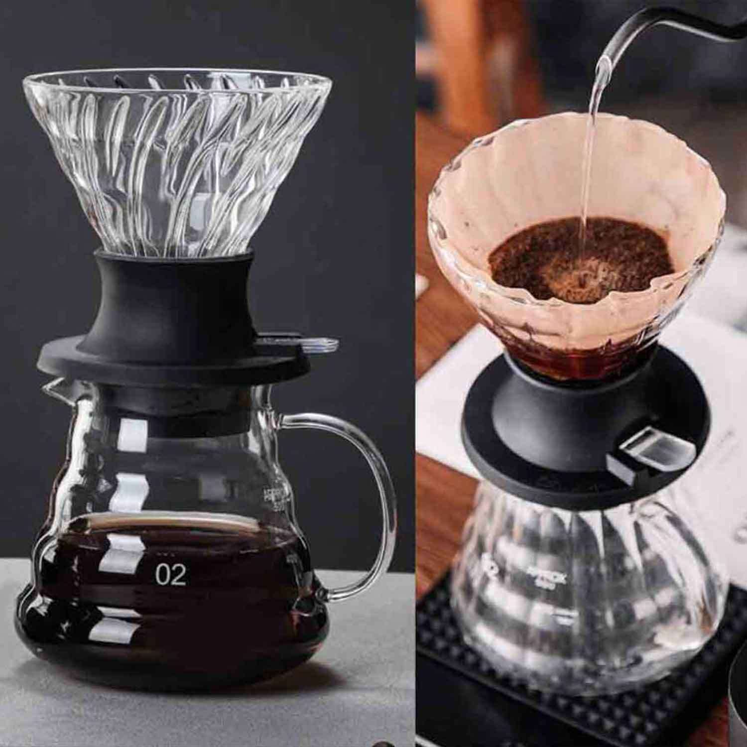 AYARLI CAM DRIPPER 200 ML (ACD-20), EPİNOX, Dripperler ve Setleri