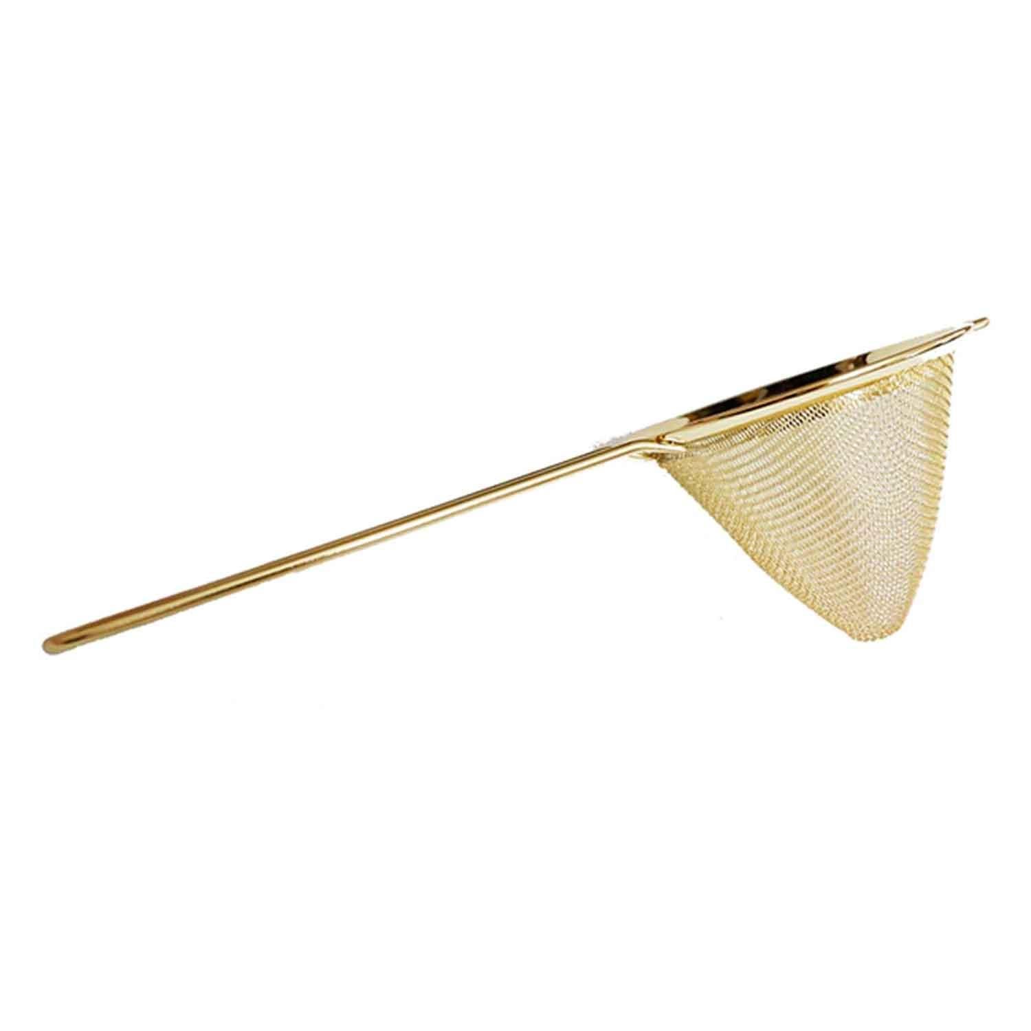 Bar Süzgeçi, Çelik, Altın 8 Cm, Groovy, Kokteyl, Bar Süzgeci