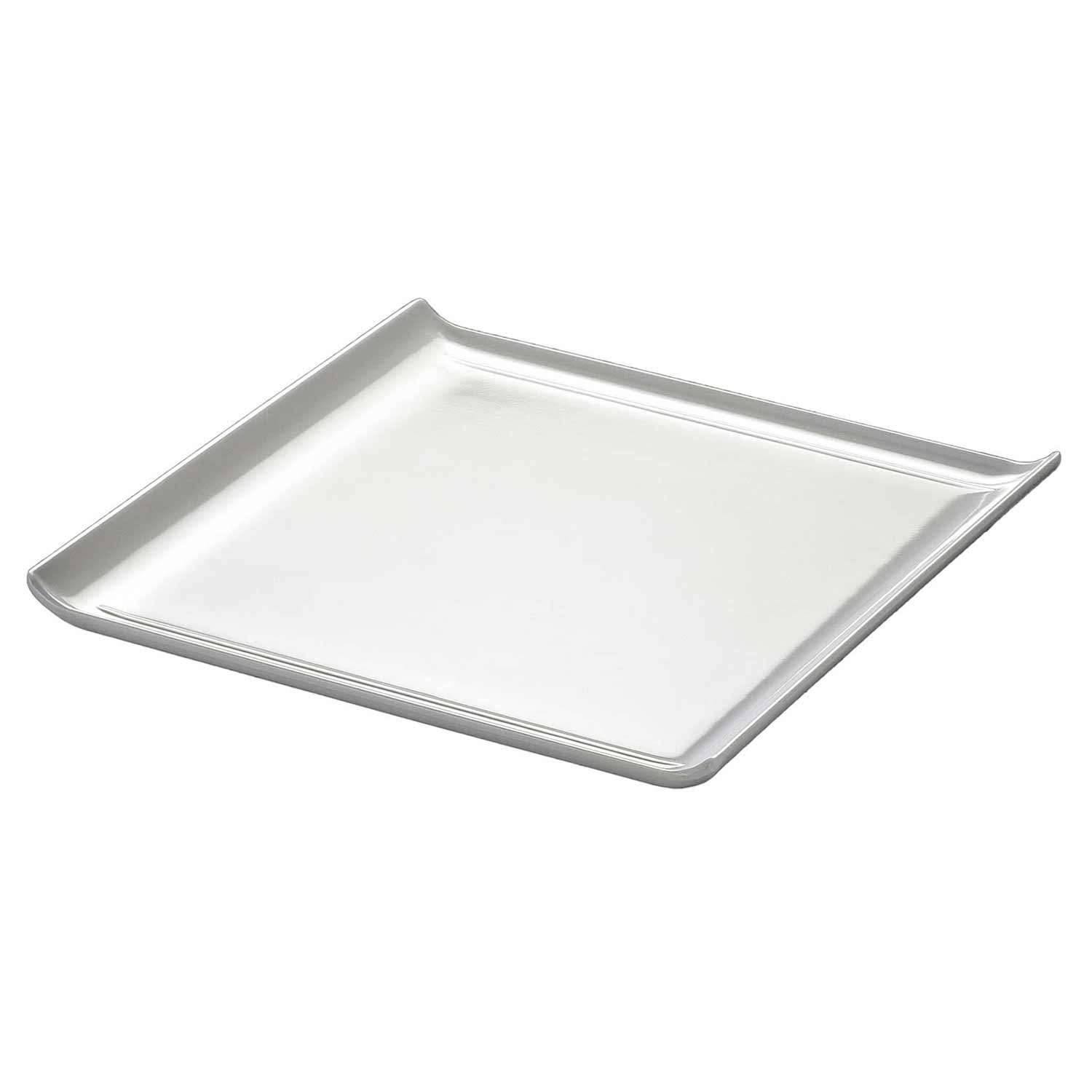 Biradlı Açık Büfe Pastane Sunum Tepsisi, Melamin, 30x30x3 Cm, BİRADLI, Kaseler, Sunum Tabakları