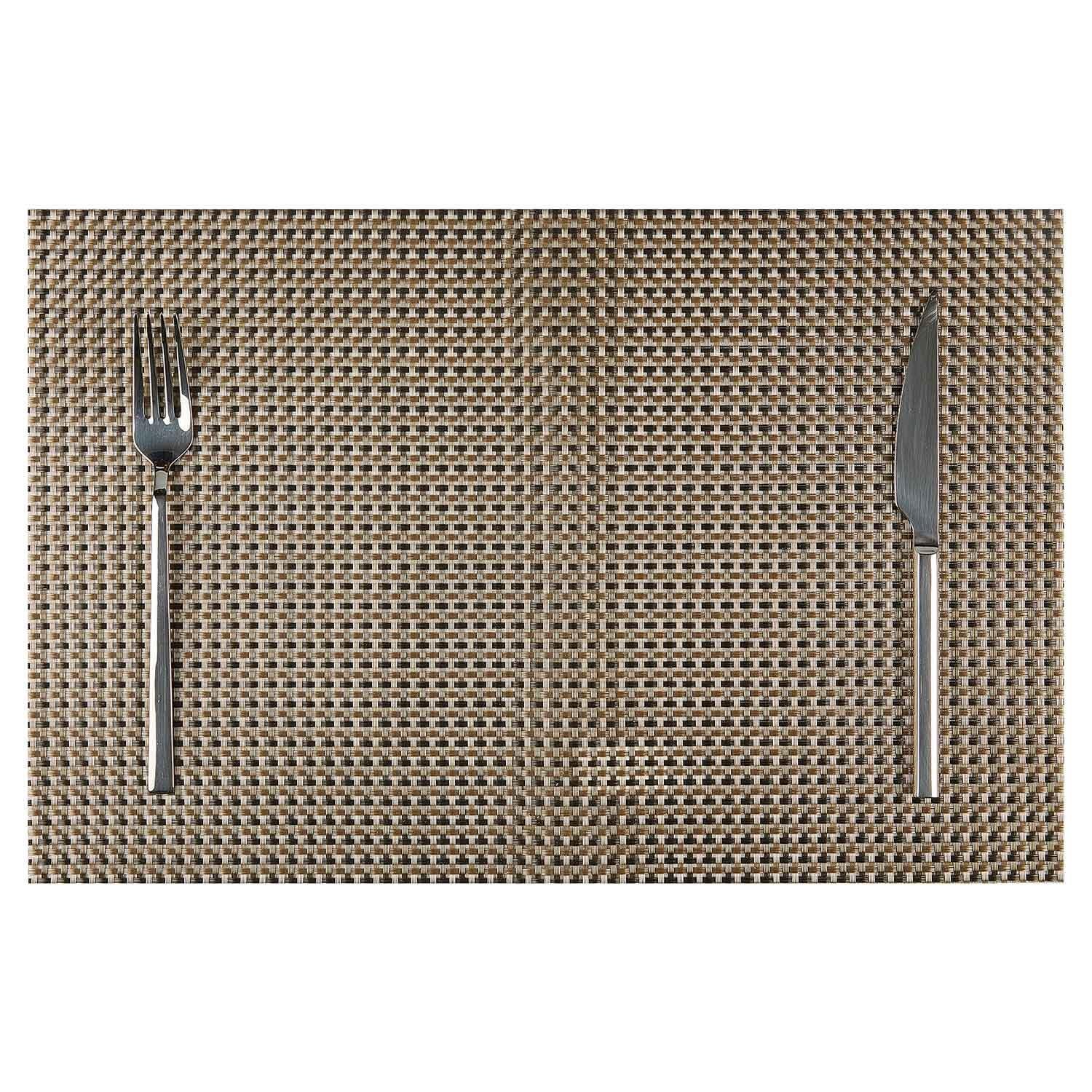 Biradlı Amerikan Servis, Bej Pvc 30X45 Cm, BİRADLI, Amerikan Servisler